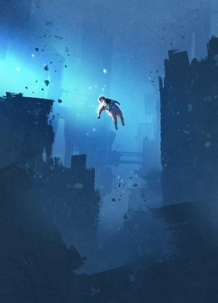 Blue Astronaut