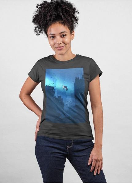Blue astronaut