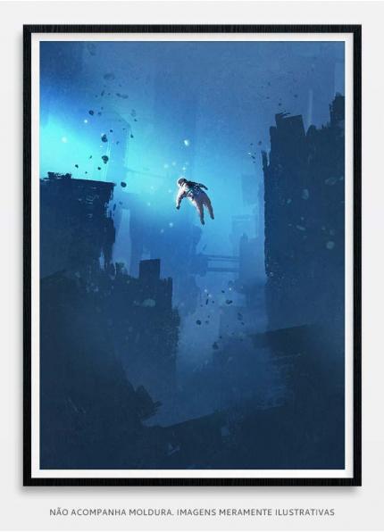 Blue Astronaut